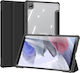 Dux Ducis Toby Flip Cover Piele artificială / Plastic Rezistentă Negru (Galaxy Tab A7 Lite)