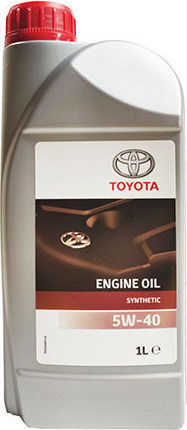 Toyota Engine OIl Synthetic Συνθετικό Λάδι Αυτοκινήτου 5W-40 1lt