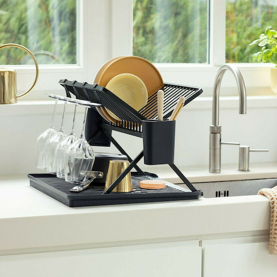 Brabantia Στραγγιστήρι Νεροχύτη Μεταλλικό Γκρι 51x33x42cm Brabantia Στραγγιστήρι Νεροχύτη Μεταλλικό Γκρι 51x33x42cm