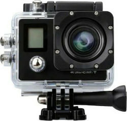 Andowl QY-70K QY-70K Action Camera 4K Ultra HD Underwater (with Case) with WiFi Black with Screen 2"