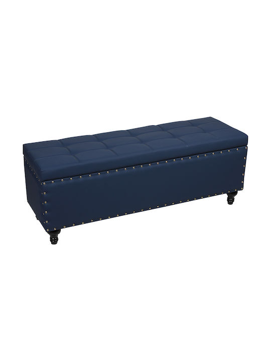 Bench Stool Blue 120x40x44cm