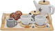 Family Tree Tea Set Toy Σερβίτσιο Τσαγιού Ξύλινο made of Wood W10B318B