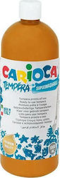 Carioca Tempera Tempera Farben Orange Ocker in Flasche 1000ml 1Stück