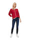 Women's Blouse with 3/4 Sleeve Red