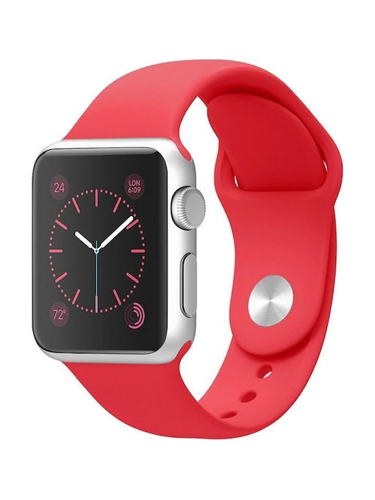 Tactical Strap Silicone with Pin Red (Apple Watch 44/45/46mm/Ultra 49mm) 21UNI1770
