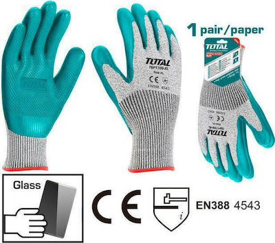 Total Gloves for Work Green Latex Anticope