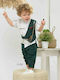 Bonito Baby Boys Baptism Suit with Vest 21105 5pcs Green