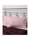 Silk Fashion Pillowcase Set with Envelope Cover Pink 46x70cm.