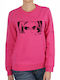 Karl Lagerfeld Women's Sweatshirt Fuchsia 200W1881-510