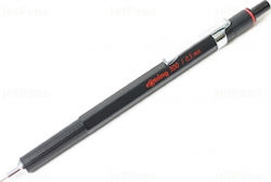 Rotring 300 Μηχανικό Μολύβι 2.0mm με Γόμα Κατάλληλο για Σχέδιο Μαύρο