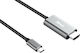 Trust Calyx Cabluri HDMI 1.4 High Speed 1080p 120Hz HDMI de Sex Masculin - USB-C Masculin 1.8m Argintii