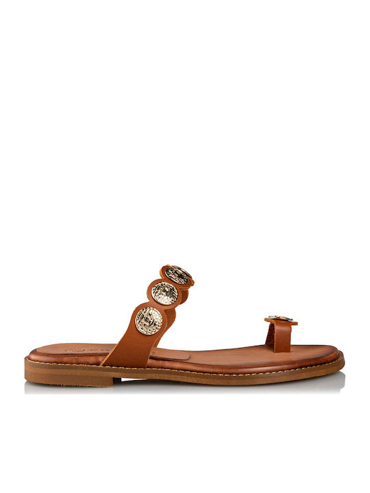 Envie Shoes Leather Women's Sandals Brown