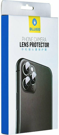 Blueo 5D Mr. Monkey Armor Glass Camera Protection Tempered Glass Gold for the iPhone 12 Pro