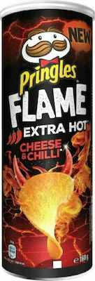 Pringles Чипс Flame с Вкус Extra Hot Chilli & Cheese 160гр