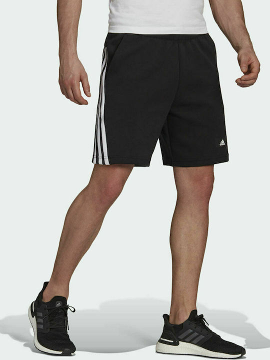 Adidas Sportswear Future Icons 3-Stripes Αθλητική Ανδρική Βερμούδα Μαύρη