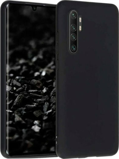 Back Cover Σιλικόνης 1.2mm Μαύρο (Xiaomi Mi Note 10 Lite)