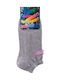 Dal 904 Women's Solid Color Socks Gray