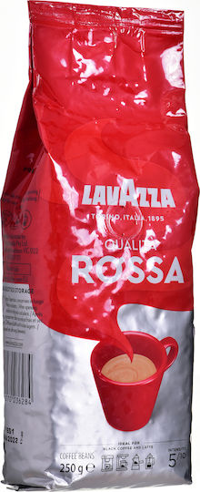 Lavazza Καφές Espresso Qualita Rossa σε Κόκκους 250gr