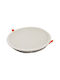 Eurolamp Round Recessed LED Panel 40W with Warm White Light 22.5x22.5cm