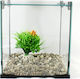 Mini Cube Νο1 Fish Aquarium Capacity 6lt with . Black