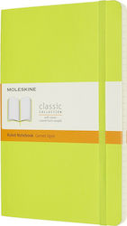 Moleskine Caiet Cu dungi cu Elastic Galben