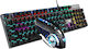 Aula T400 Gaming Keyboard Set with RGB lighting & Mouse (English US) Gray