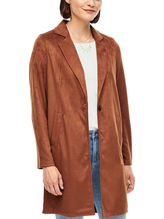 s.Oliver Women's Coat Brown