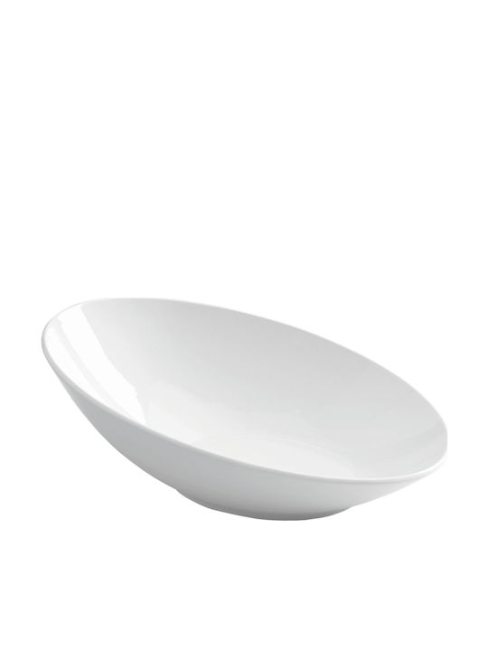 Tognana Party Σαλατιέρα από Πορσελάνη Λευκή 35x23x13cm