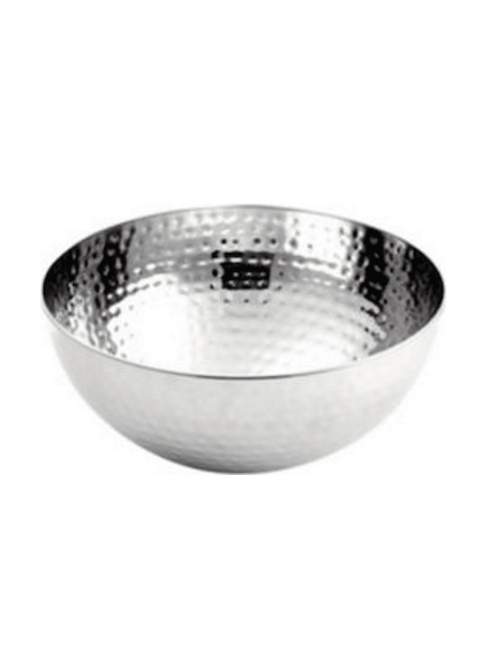 TnS Σαλατιέρα Inox Ασημί 20x20x9cm