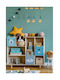 Lucide Lightning Pola Blue Ceiling Light with E27 Socket