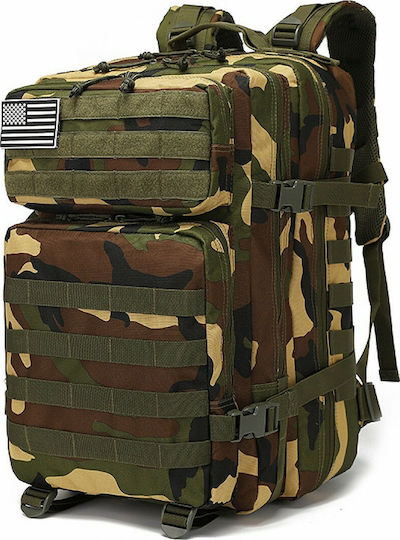 Mcan Tactical Backpack Military Pouch Chest Woodland 45lt