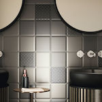 Ravenna Novel Diva Kitchen Wall / Bathroom Gloss Ceramic Tile 15x15cm Metalic