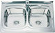 Inter Ceramic ICK SS8060P Επικαθήμενος Νεροχύτης Inox Σατινέ Μ80xΠ60cm Ασημί