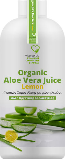 Vivo Verde Organic Aloe Vera Juice 1000ml Λεμόνι