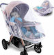 Tulle Baby for Stroller Mosquito Net with Elastic Band White