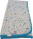 Swaddle-Tuch in Blau Farbe 96x100cm. 1Stück