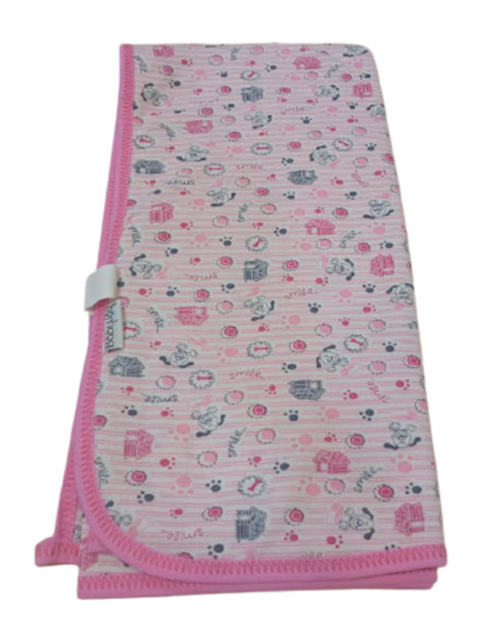 Swaddle-Tuch in Rosa Farbe 96x96cm. 1Stück