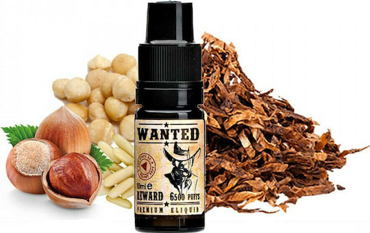 Velvet Vape Έτοιμο Υγρό Αναπλήρωσης Wanted Silver Bullet με Καπνική / Ξηροί Καρποί Γεύση 3mg 10ml
