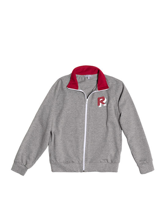 Fun Strike Boys Sweatshirt 7710 with Zipper Gray