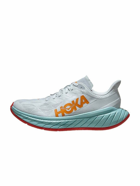 Hoka Carbon X 2 Ανδρικά Αθλητικά Παπούτσια Running Λευκά