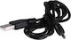 Akyga USB 2.0 Cable USB-A male - DC Μαύρο 0.8m ...