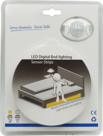 Wasserdicht LED-Streifen 12V Warmes Weiß Licht 1.2m