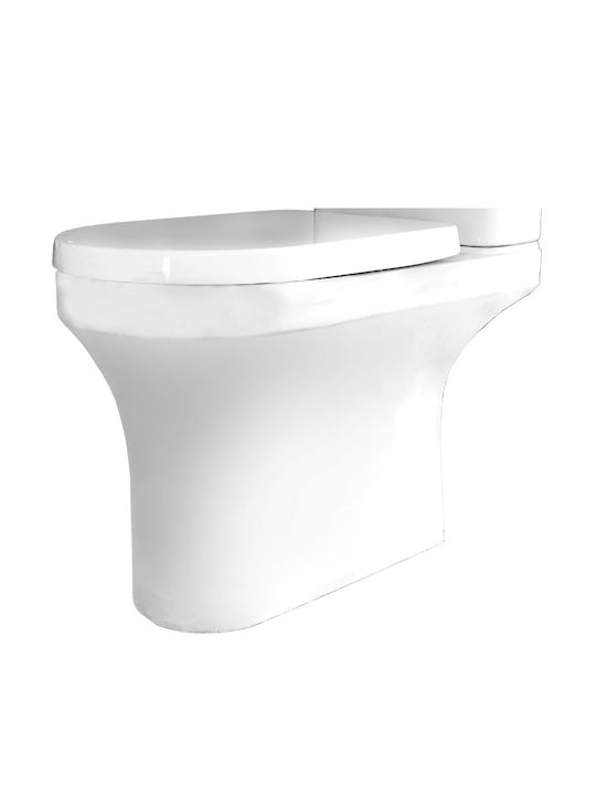 Gloria Plastic Toilet Seat White Angela 09cm