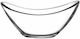 Pasabahce Servierschüssel Oval Glas Transparent 11x11cm 12Stück