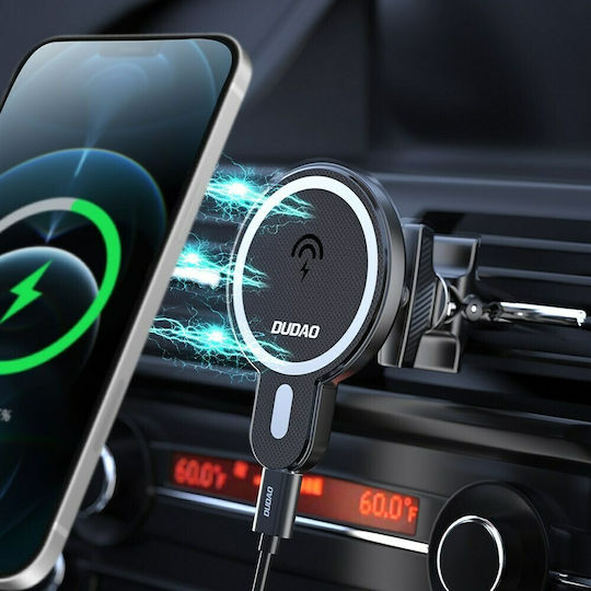 Dudao F13 Car Mobile Mount with MagSafe Magnet & Wireless Charging 15W Black