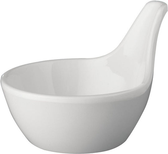 APS Gourmet Dip Serving Bowl Round made of Melamine White with Diameter 7cm