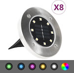 vidaXL Set of 8 Stake Solar Lights