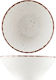 Ionia Euphoria Servierschüssel Rund aus Porzellan Beige mit Durchmesser 13cm