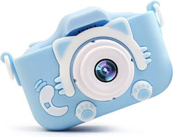 Q1 Kitty Kids Cameră Foto pentru Copii 12MP Alb...