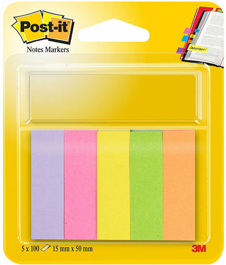 3M Post-it Autocolanți Semne de carte 5buc